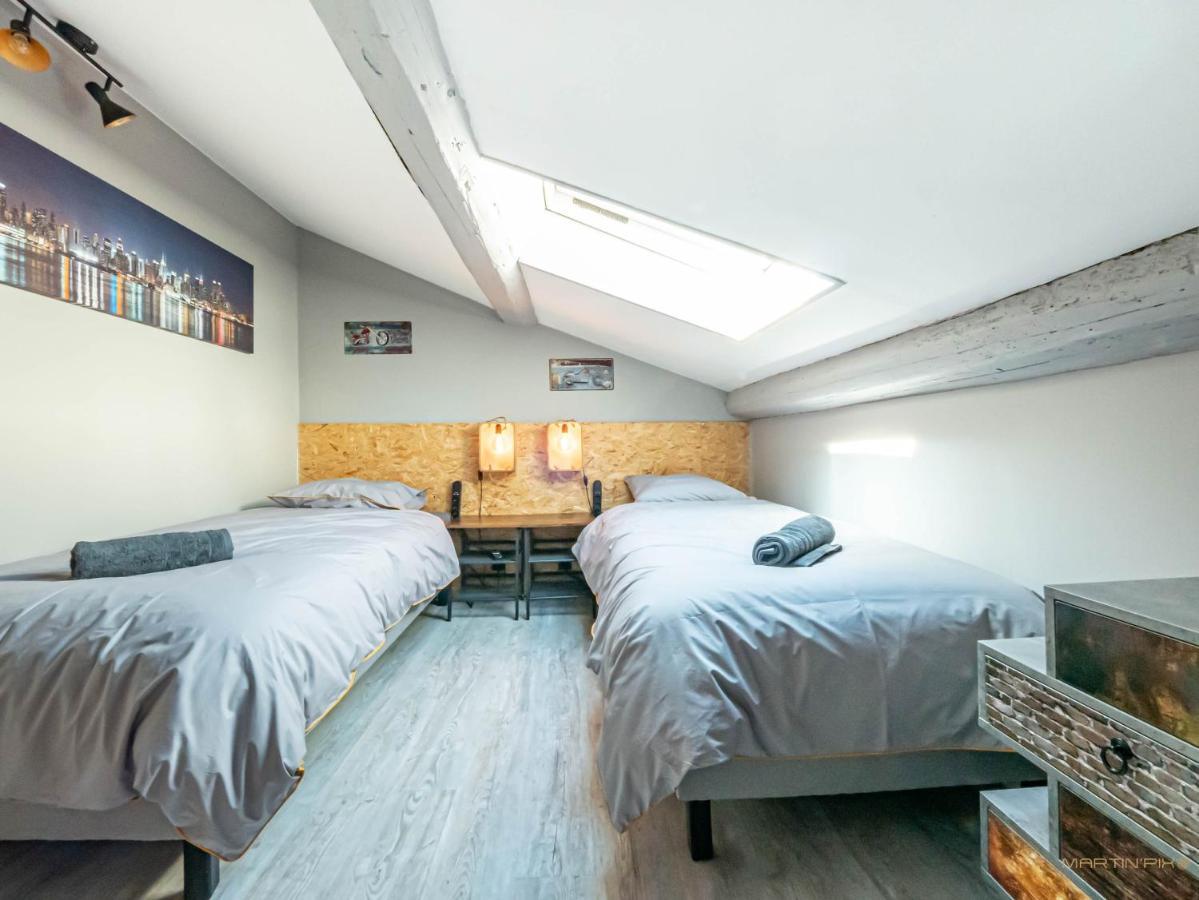 Centre Historique - Free Parking - Self Checkin - Wifi - Industriel - Sleepntripbeziers Appartement Buitenkant foto