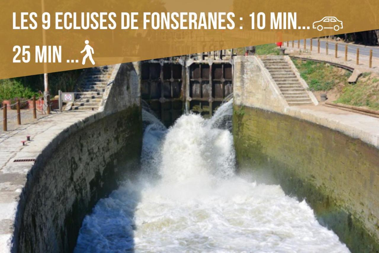 Centre Historique - Free Parking - Self Checkin - Wifi - Industriel - Sleepntripbeziers Appartement Buitenkant foto